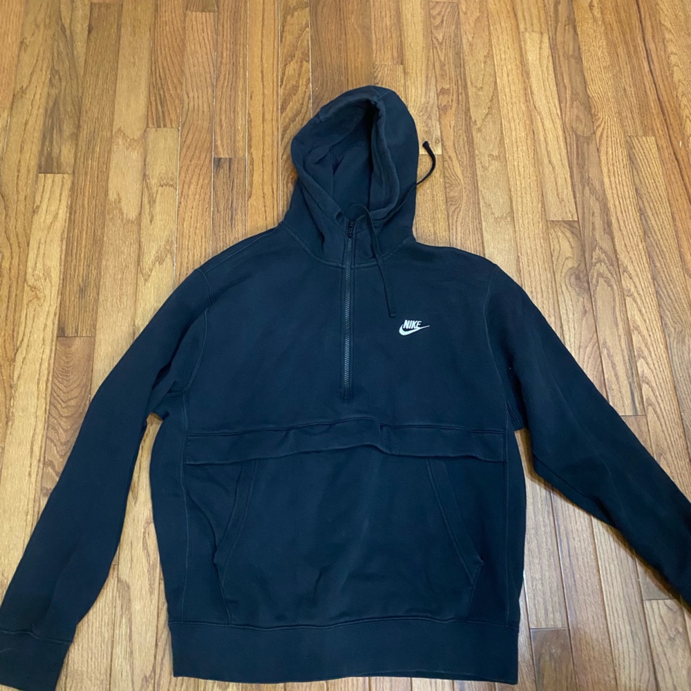 Nike half zip hoodie Large